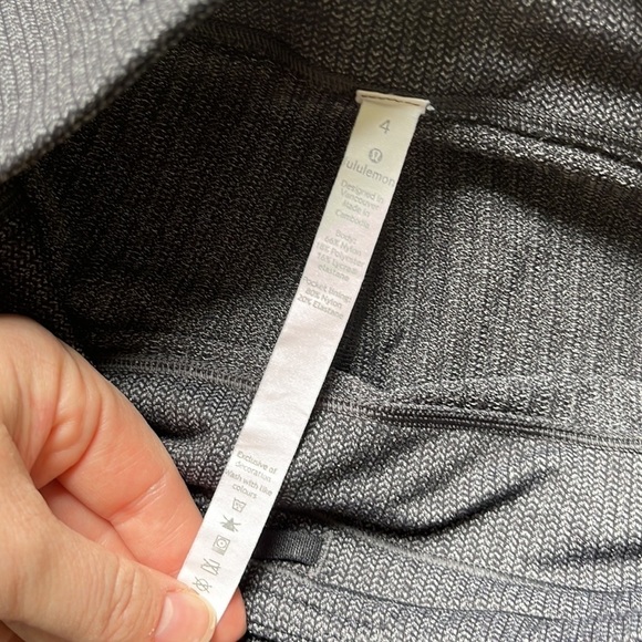 Lululemon Speed Up Tight 28" Power Luxtreme Variegated Knit Black Heathered - Picture 8 of 12